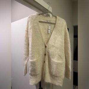 Women’s Jcrew oversized alpaca blend cardigan, size S